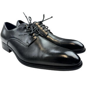Nordstrom Dax Plain Toe Derby Leather Dress Shoes Black Size US 12 M